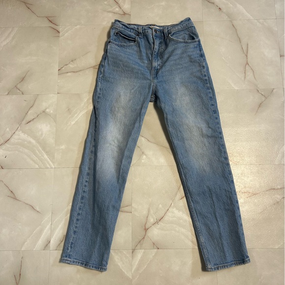 Levi’s 70’s High Slim Straight Denim Jeans Light Wash Size 27 - Picture 3 of 8